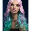 Smiffys Fever Khloe Wig, Rainbow -Wigs Shop 43532
