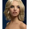 Smiffys Fever Olivia Wig, Dark Blonde -Wigs Shop 43538