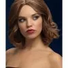 Smiffys Fever Olivia Wig, Light Brown -Wigs Shop 43539