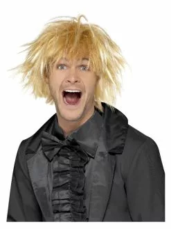 Smiffys 90s Messy Surfer Guy Wig, Blonde