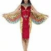 Smiffys Egyptian Goddess Costume, Red -Wigs Shop 43734
