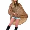 Smiffys Giraffe Party Poncho, Brown -Wigs Shop 43894
