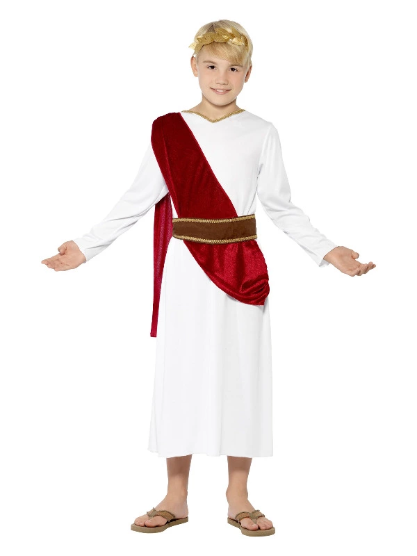 Smiffys Roman Costume, White 3 Smiffys Roman Costume, White