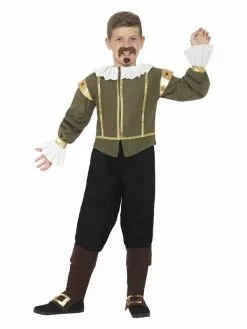 Smiffys Shakespeare Costume, Green