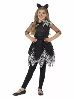 Smiffys Deluxe Midnight Cat Costume, Black