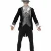 Smiffys Deluxe Dark Hatter Costume, Black