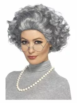 Smiffys Granny Kit, Grey