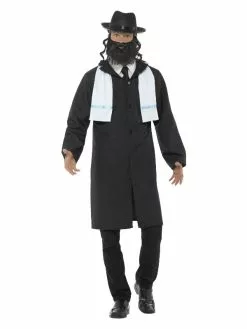Smiffys Rabbi Costume, Black