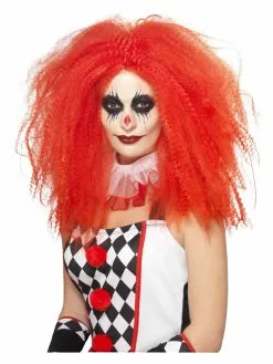 Smiffys Clown Wig, Red