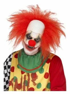 Smiffys Deluxe Clown Wig, Red