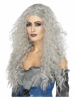 Smiffys Banshee Wig, Grey