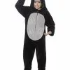 Smiffys Deluxe Gorilla Costume, Black -Wigs Shop 45283