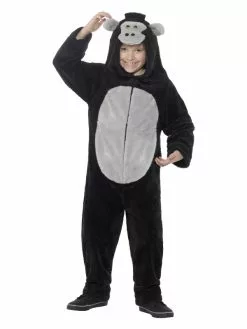Smiffys Deluxe Gorilla Costume, Black