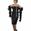 Smiffys Flapper Costume, Black -Wigs Shop 45502