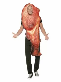 Smiffys Bacon Costume, Pink