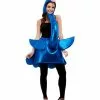 Smiffys Deluxe Peacock Costume, Blue -Wigs Shop 47137