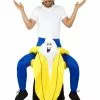 Smiffys Piggyback Banana Costume, Yellow -Wigs Shop 47162