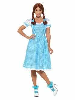 Smiffys Kansas Country Girl Costume, Blue & White