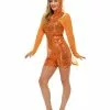Smiffys Dragon Costume, Orange -Wigs Shop 47768