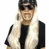 Smiffys Hard Rocker Kit, Blonde -Wigs Shop 48099