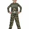 Smiffys Camouflage Military Boy Costume, Green 1 Smiffys Camouflage Military Boy Costume, Green -Wigs Shop 48209