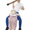 Smiffys Piggyback Grandma Costume, Multi-Coloured 1 Smiffys Piggyback Grandma Costume, Multi-Coloured -Wigs Shop 48813