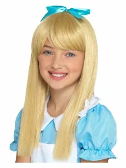 Smiffys Wonderland Princess Wig, Blonde