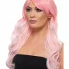 Smiffys Fashion Ombre Wig, Wavy, Long, Pink -Wigs Shop 48891
