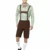 Smiffys Alpine Bavarian Costume, Green & Brown -Wigs Shop 49657 8