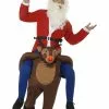 Smiffys Piggyback Reindeer Rudolf Costume, Brown -Wigs Shop 49669 5