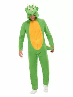 Smiffys Dinosaur Costume, Green