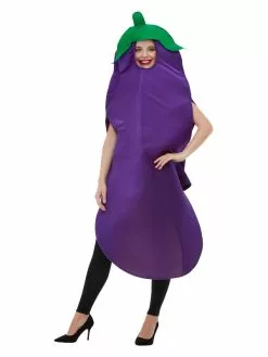Smiffys Aubergine Costume, Purple