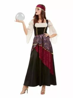 Smiffys Deluxe Fortune Teller Costume, Black