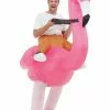 Smiffys Inflatable Ride Em Flamingo Costume, Pink 1 Smiffys Inflatable Ride Em Flamingo Costume, Pink -Wigs Shop 50962
