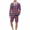 Smiffys Sunset Flamingo Suit, Blue -Wigs Shop 51037