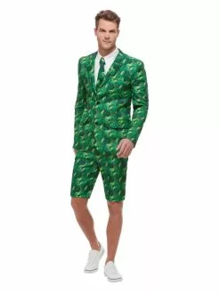 Smiffys Tropical Palm Tree Suit, Green