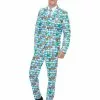 Smiffys Beer Festival Suit, Blue -Wigs Shop 51040 7
