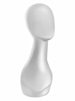 Smiffys Mannequin Wig Head, Matt White