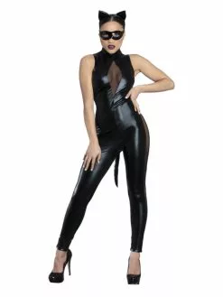 Smiffys Fever Cat Woman Costume