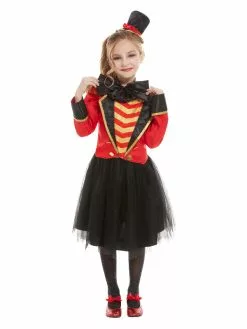 Smiffys Deluxe Ringmaster Costume, Red