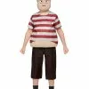 Smiffys Addams Family Pugsley Costume, Burgundy -Wigs Shop 52236 4