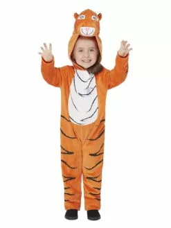 Smiffys The Tiger Who Came For Tea Deluxe Costume, Orange
