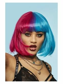 Smiffys Manic Panic® Blue Valentine™ Glam Doll™ Wig
