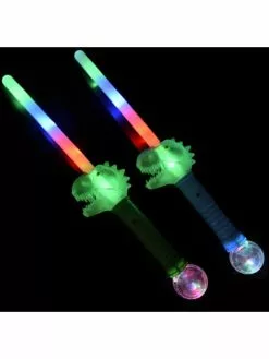 Smiffys LED Light Up Dinosaur Wand