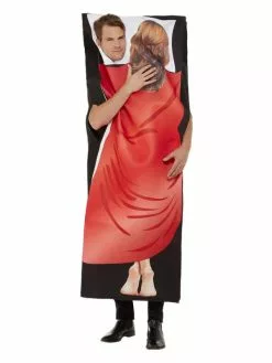 Smiffys 2 In The Bed Costume, Red