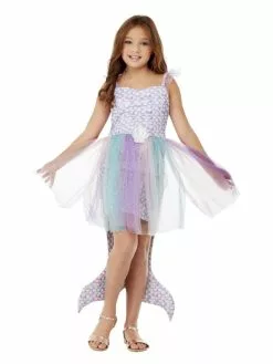Smiffys Seashell Mermaid Costume, Purple