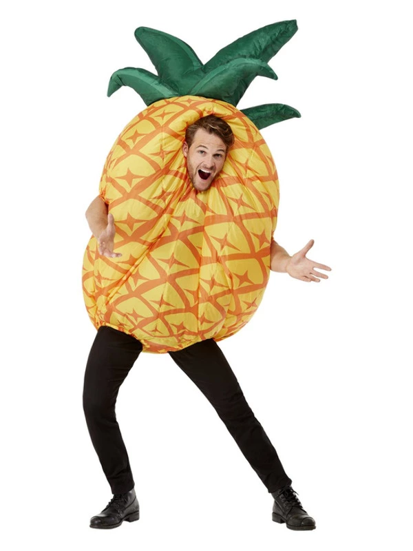 Smiffys Inflatable Pineapple Costume, Yellow 3 Smiffys Inflatable Pineapple Costume, Yellow