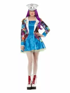 Smiffys Fiesta Dress, Multi-Coloured