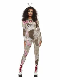 Smiffys Voodoo Doll Costume, Brown