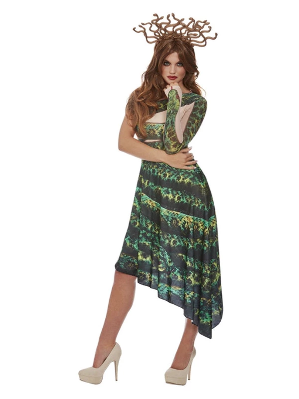 Smiffys Medusa Costume, Green 3 Smiffys Medusa Costume, Green